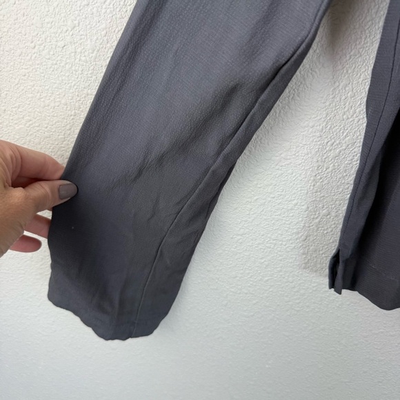 Eileen Fisher Tencel Viscose Crepe Mandarin Collar Button Front Shirt Petite Sm - Picture 10 of 14